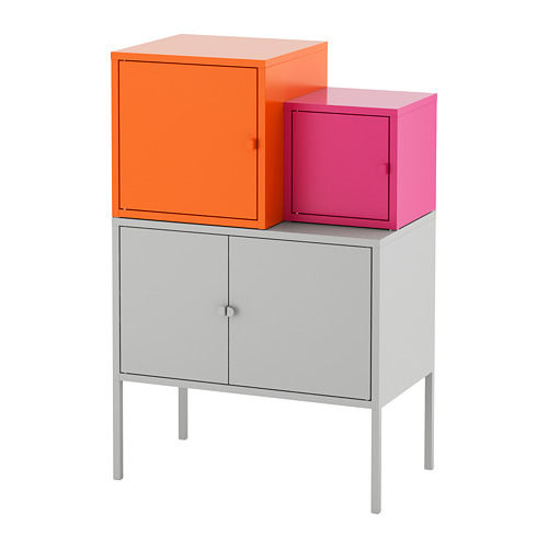 IKEA LIXHULT - kombinacja szafek industrialna