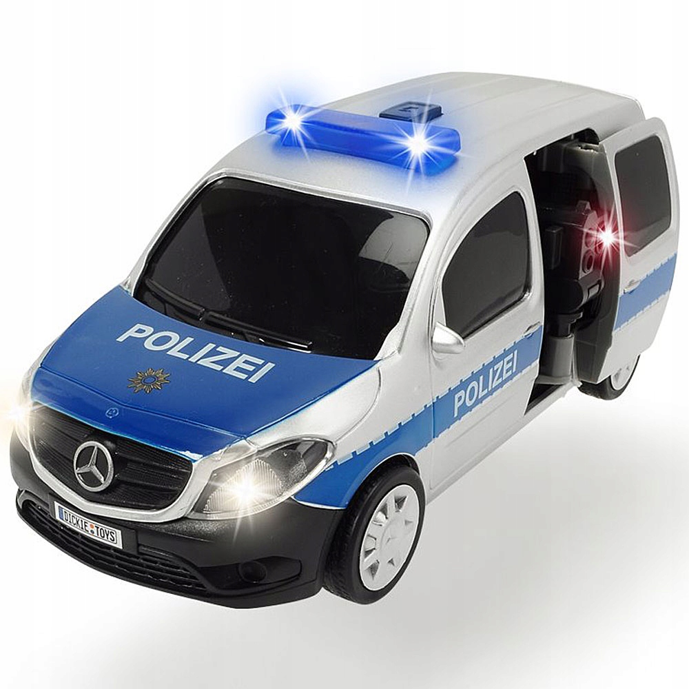 Dickie SAMOCHÓD POLICYJNY Z RADAREM Auto Mercedes