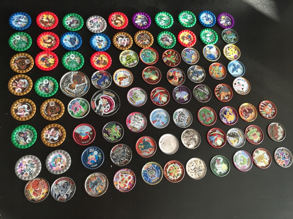 CHEETOS KAPSLE METAL TAZO POKEMON YU GI OH 31+52
