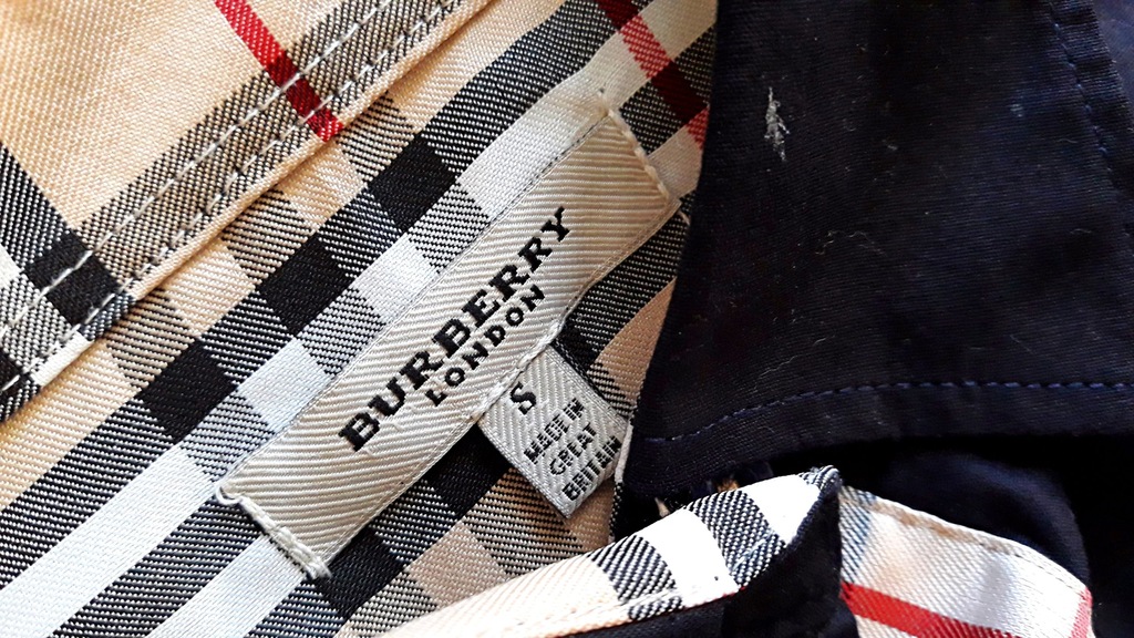 koszula Burberry, czarna, elegancka, nowa