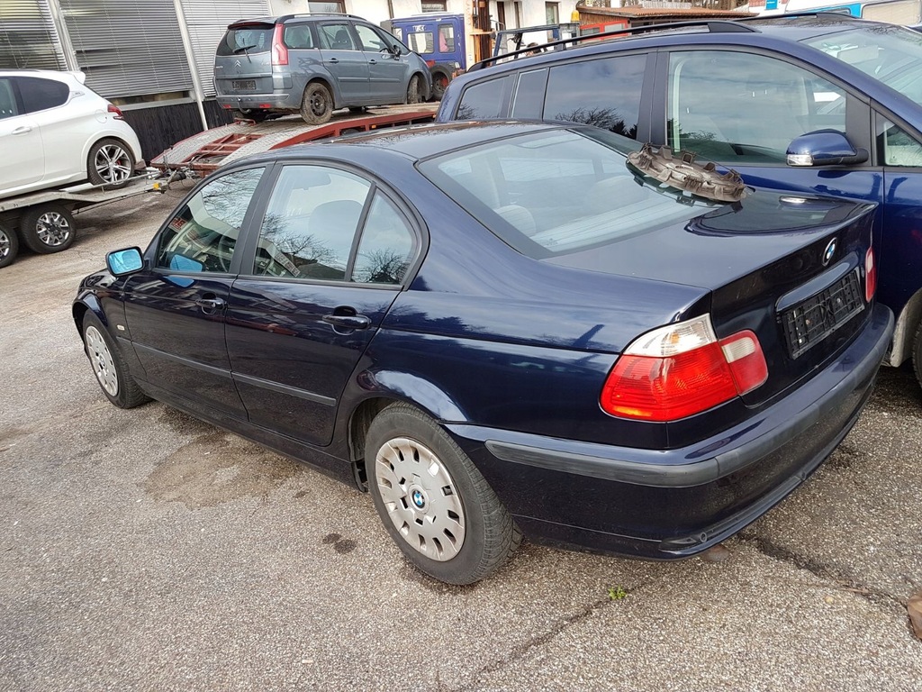 BMW E46 DRZWI lewe prawe Orientblau metallic 7520516499
