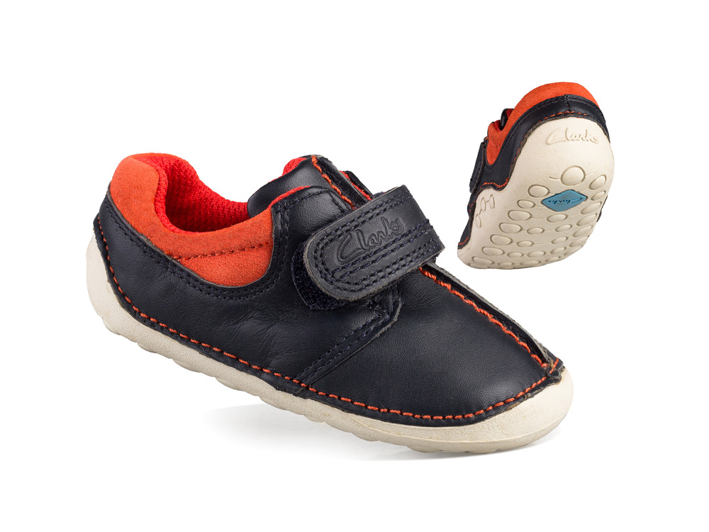 buty dla niemowląt dziecięce na rzepy CLARKS r. 19