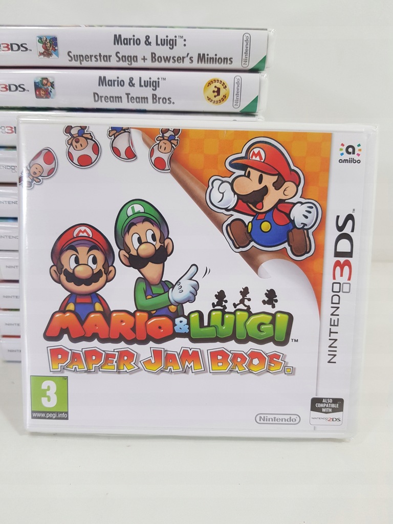 MARIO & LUIGI PAPER JAM BROS NINTENDO 3DS NOWA