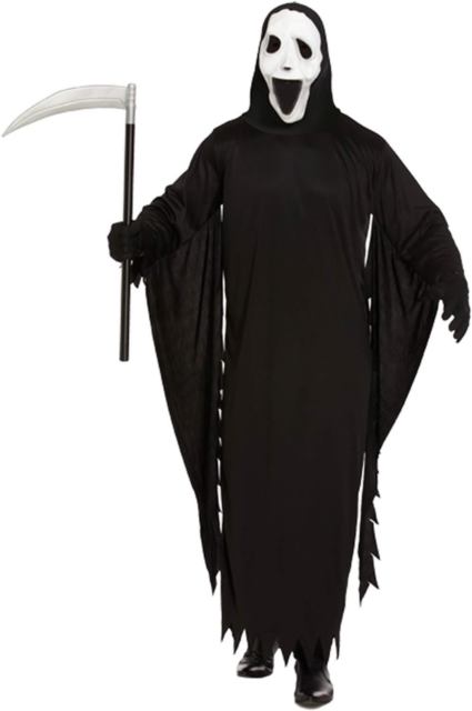 KOSTIUM PRZEBRANIE HALLOWEEN ŚMIERĆ KOSTUCHA M