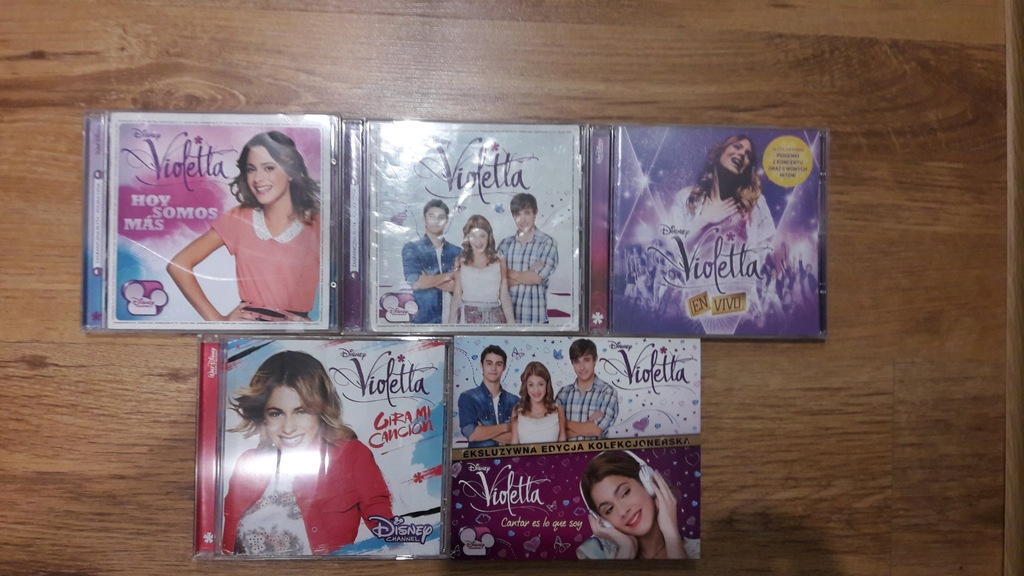 Zestaw płyt CD z serialu Violetta (Disney Channel)