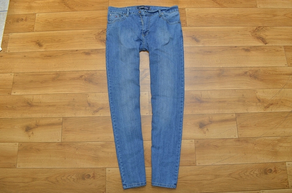 Tommy Hilfiger * Spodnie Jeans Logowane * 36