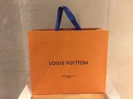 Torba zakupowa papierowa Louis Vuitton - oryginał