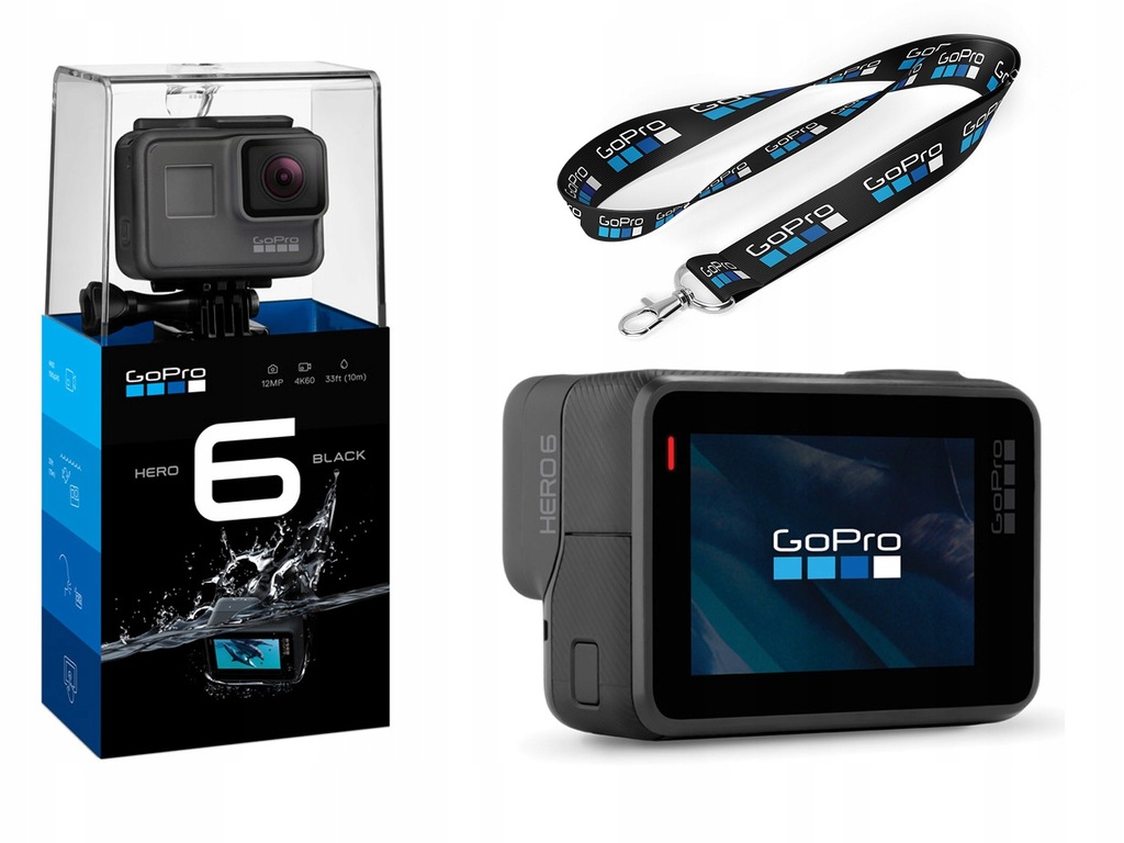 Kamera GoPro 6 Go Pro Hero 6 Black Oficjalny Sklep - 6978244015 ...