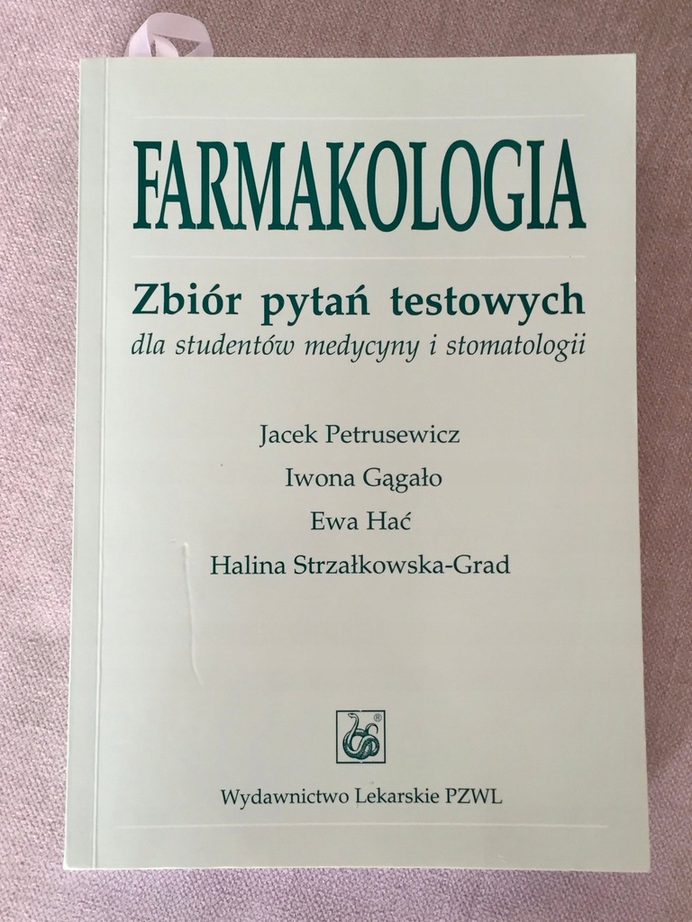 Farmakologia Zbior Pytan Testowych 7520602332 Oficjalne Archiwum Allegro