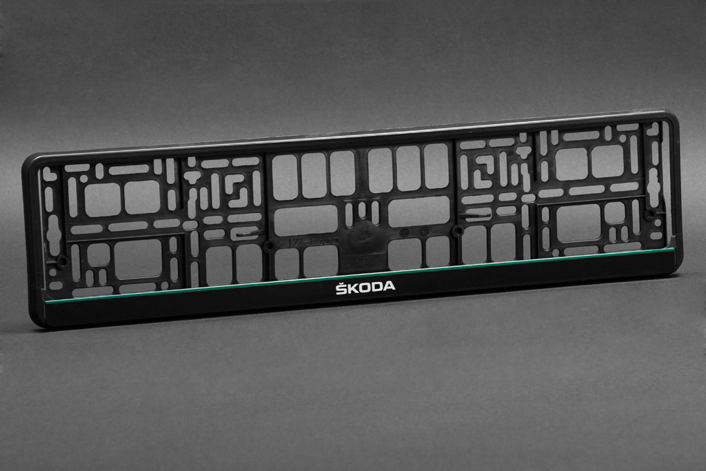 Skoda 2 ramki ramka tablicy rejestracyjnej