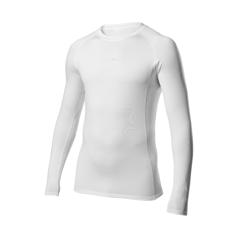 Koszulka długi rękaw termoaktywna MEADOW biała L
