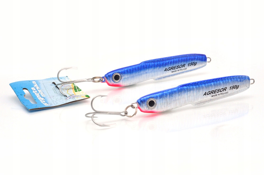 DORSZOWY PILKER AGRESOR SILVER BLUE-300 g