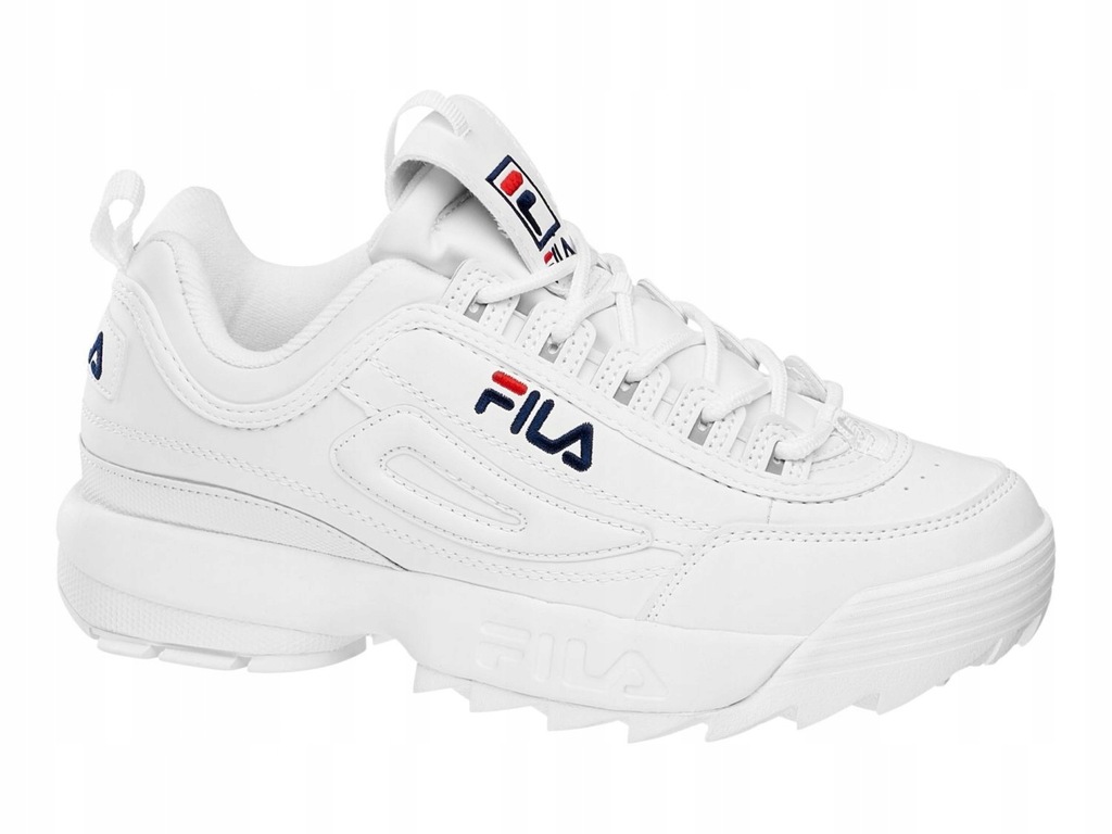 fila disruptor 2 triple white