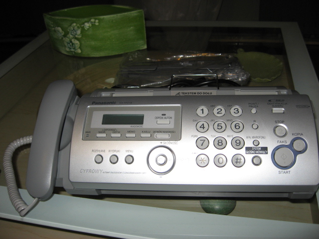 Nowy KX-FP218 PD Telefaks Panasonic na papier a4