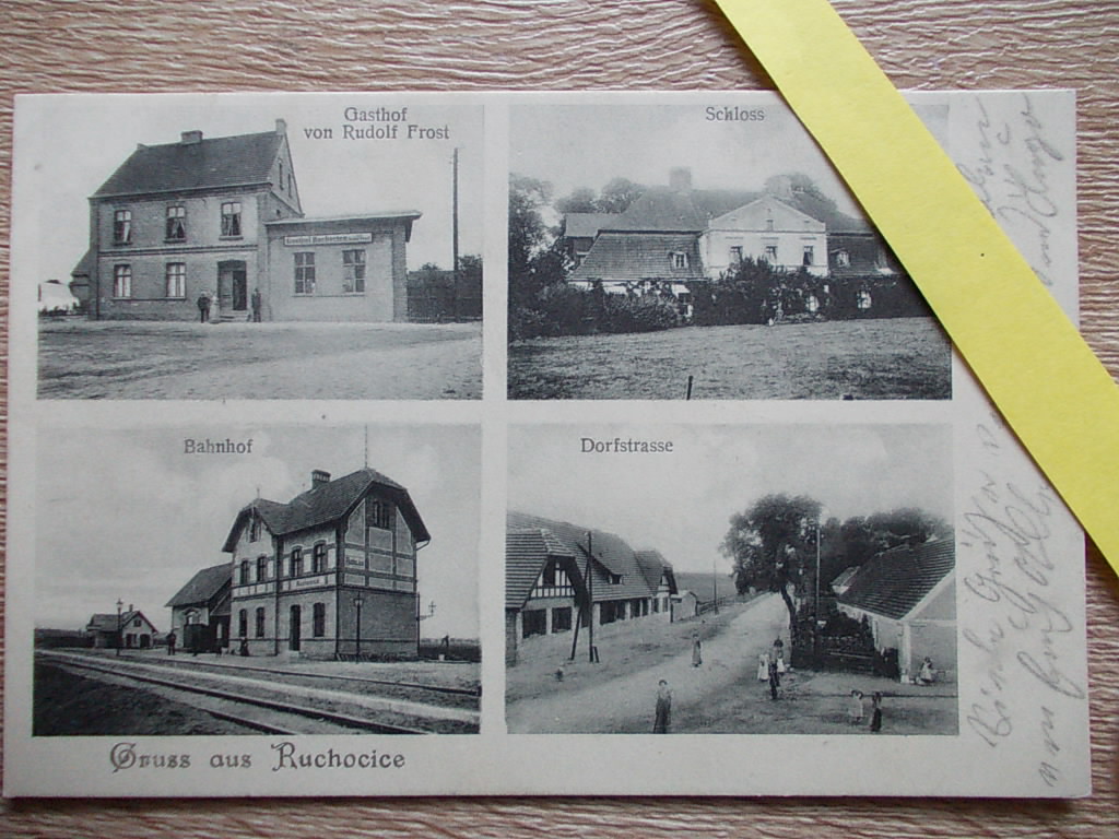 Ruchocice k. Rakoniewice Grodzisk dworzec pałac