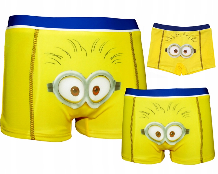 Wesołe kąpielówki bokserki MINIONKI r 98-104/3LATA
