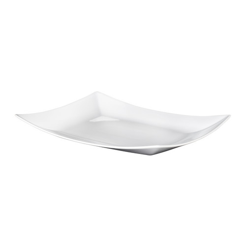 IKEA MYNDIG Talerzyk, biały 31x25cm
