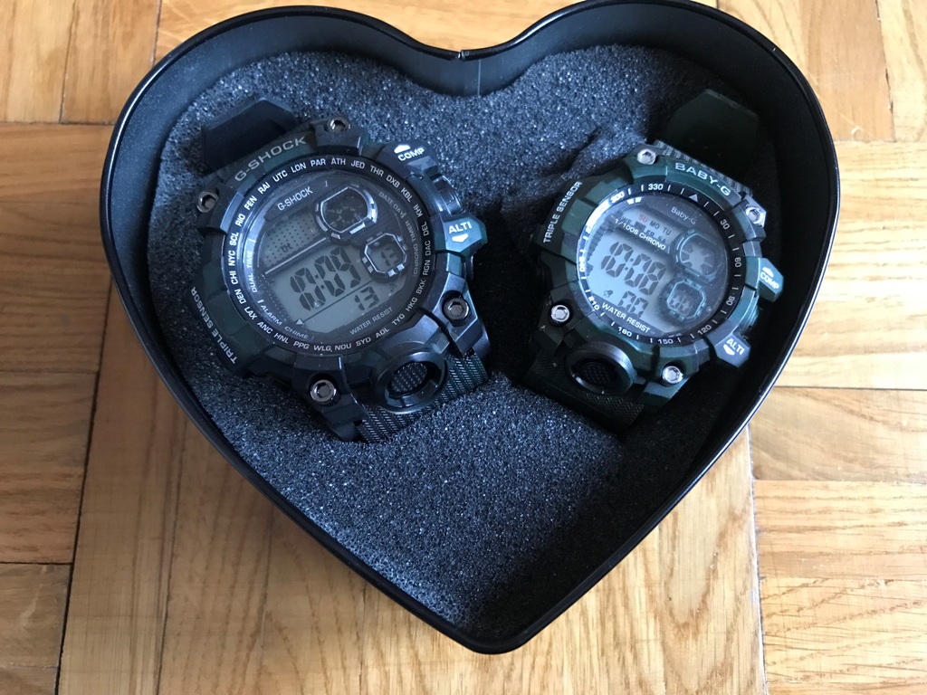 Wyjątkowy Zestaw Dla Par CASIO G-Shock + Baby-G