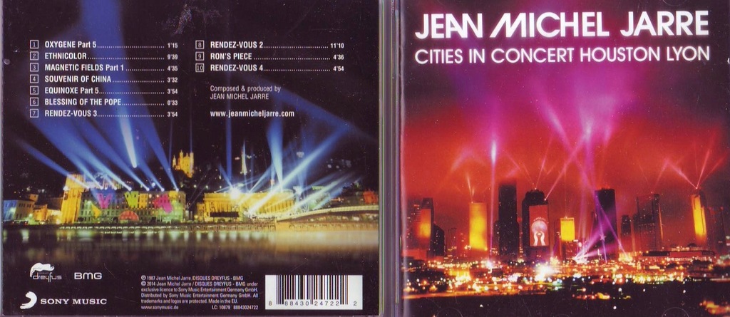 Jean Michel Jarre - Cities in Concert Houston Lyon