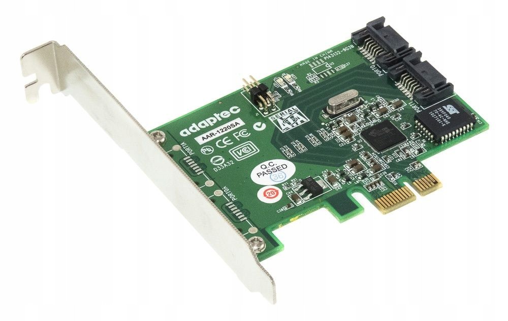ADAPTEC AAR-1220SA SATA II RAID CONTROLLER PCIe x1