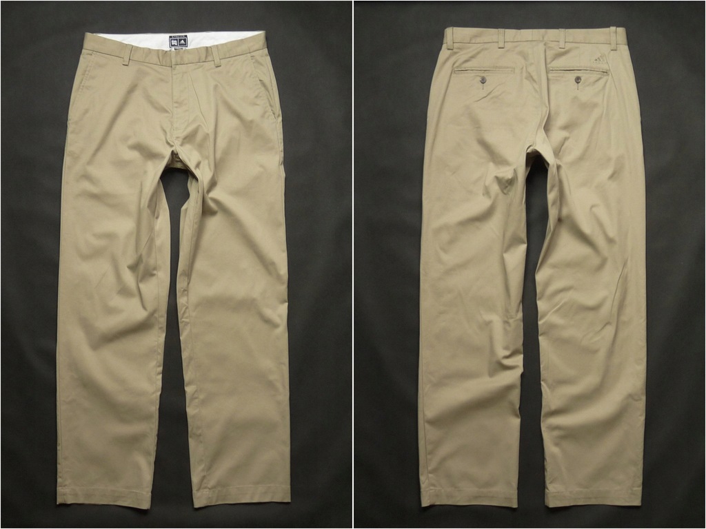 ADIDAS STRETCH Bawełniane Spodnie jak Nowe W34 L32