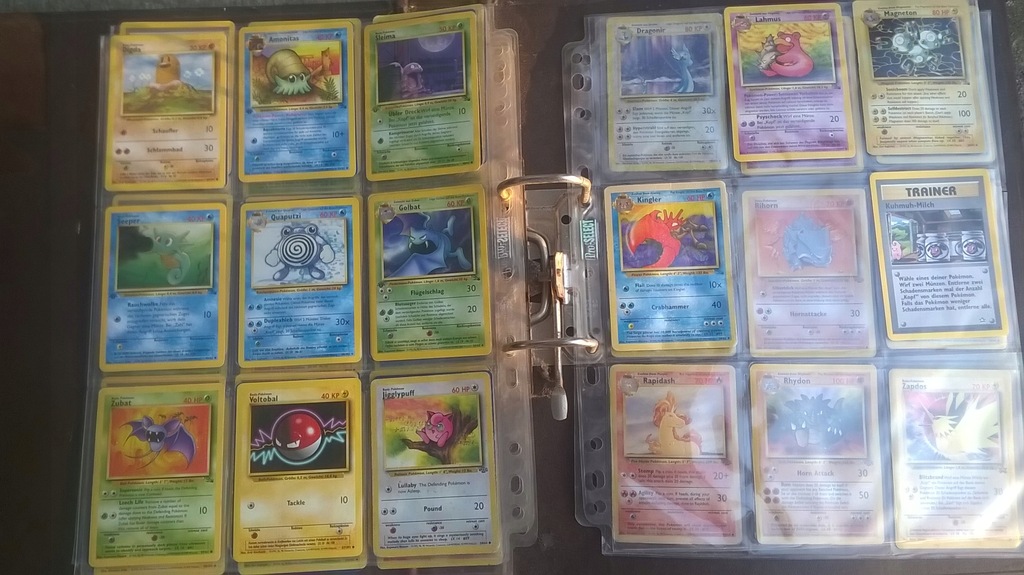 Zestaw kart pokemon kolekcja - stare karty!