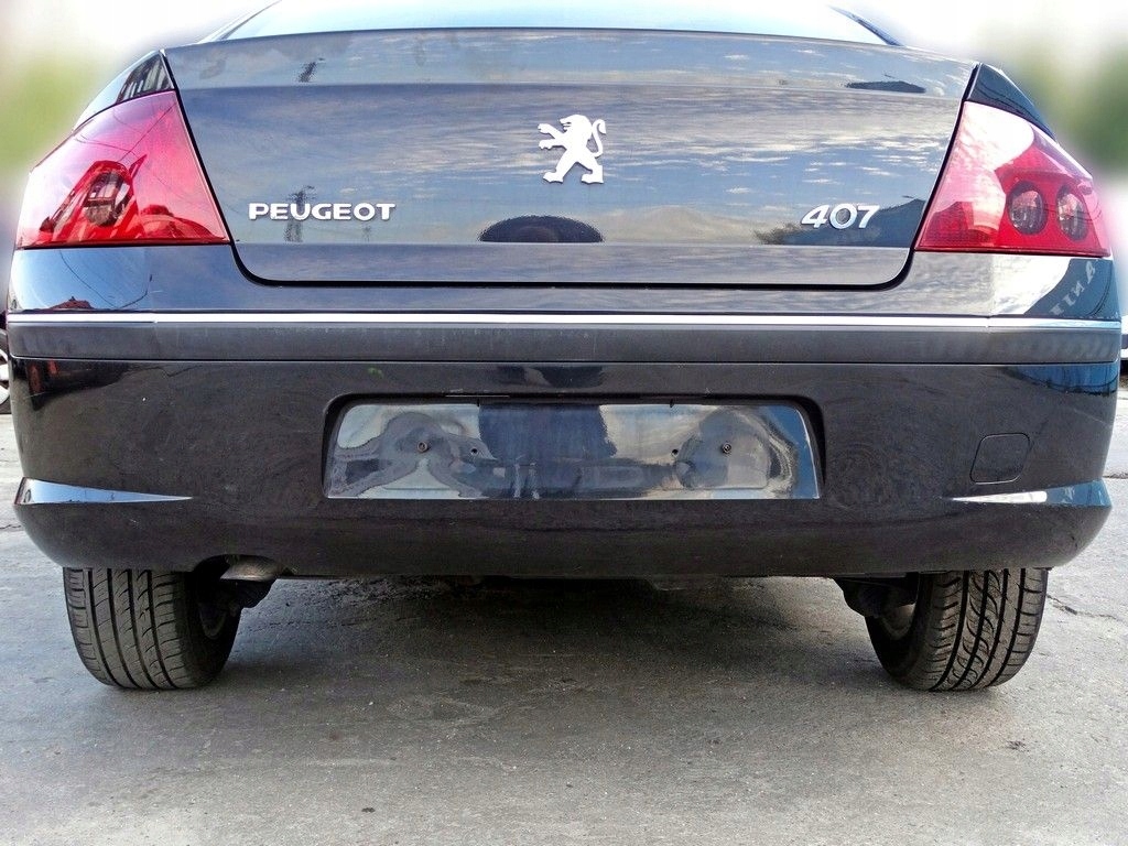 ZDERZAK TYLNY TYŁ PEUGEOT 407 04-10 SEDAN EXL EXLD