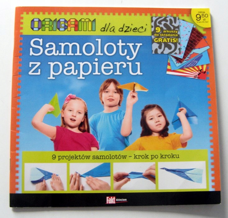 SAMOLOTY Z PAPIERU Origami dla dzieci