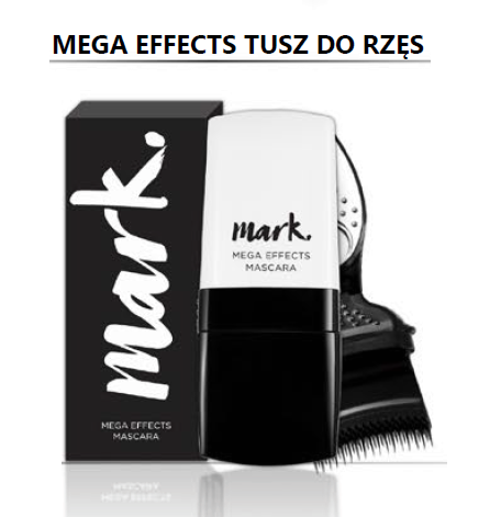 AVON Mark MEGA EFFECTS TUSZ DO RZĘS Black