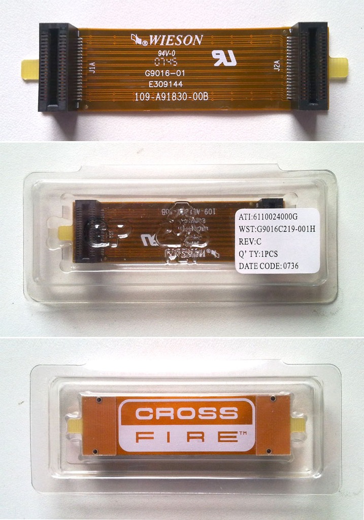 Nowy mostek Cross Fire ATI AMD SLI WIESON 6cm