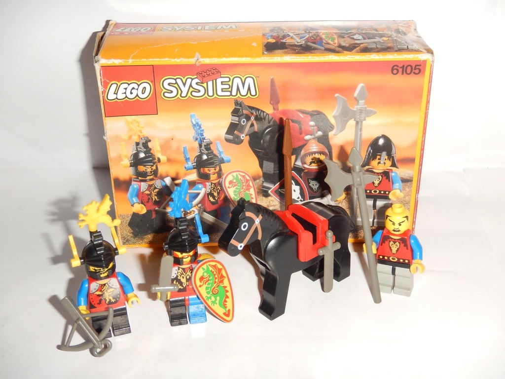 LEGO 6105 Medieval Knights Pudełko 7305106599 oficjalne
