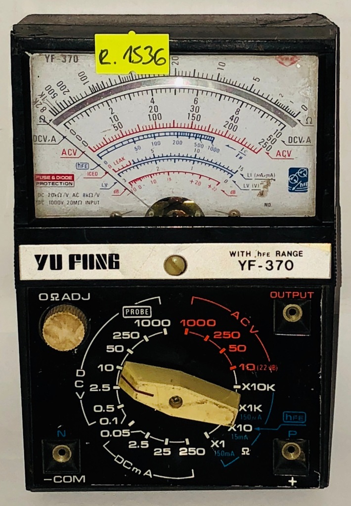 STARY MIERNIK MULTIMETR YU FONG YF-370 NR R.1536