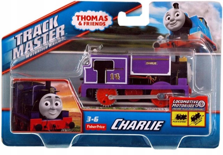 LOKOMOTYWA THOMAS FRIENDS CHARLIE - TRACK MASTER