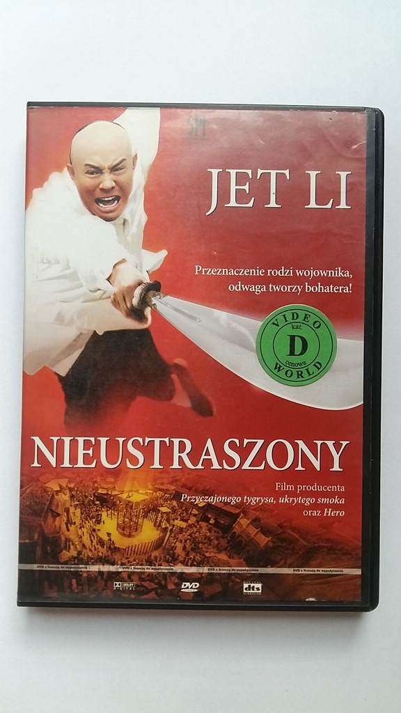 NIEUSTRASZONY JET LI DVD LEKTOR PL