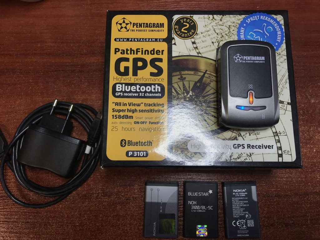 Odbiornik GPS Pentagram P3101 Bluetooth
