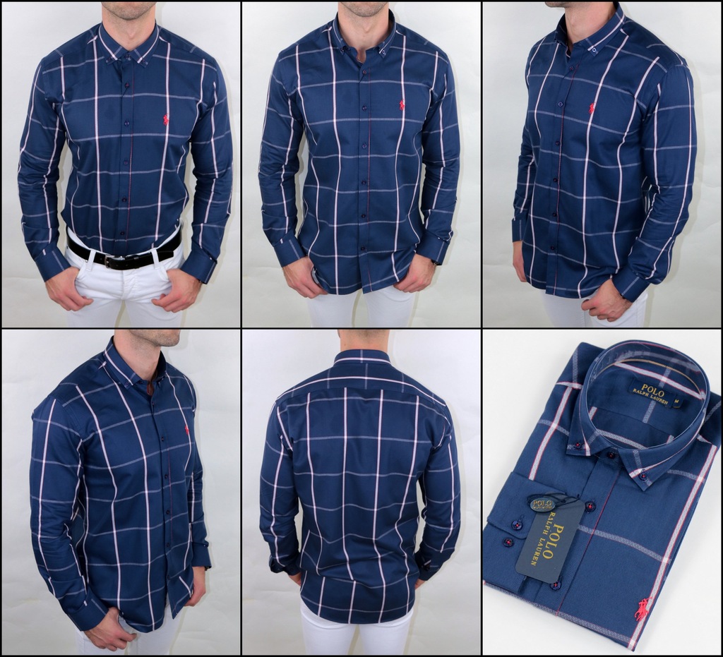 POLO RALPH LAUREN KOSZULA RÓŻNE MODELE SLIM FIT L