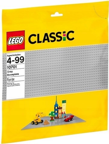 LEGO Classic 10701 Szara Płytka Konstrukcyjna Wawa