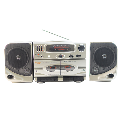 RADIO-MAGNETOFON DWUKASETOWY BIG Z GŁOŚNIKAMI STER
