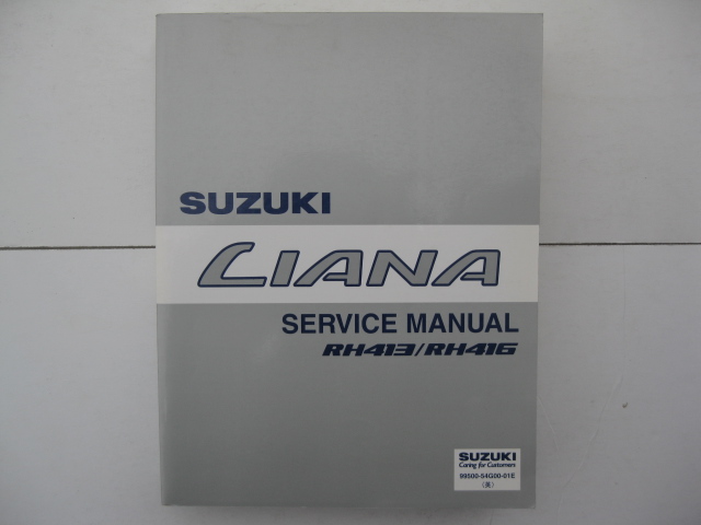 Suzuki Liana instrukcja napraw Suzuki Liana RH413