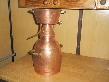 Alembik miedziany destylator PREZENT olejki alkoho
