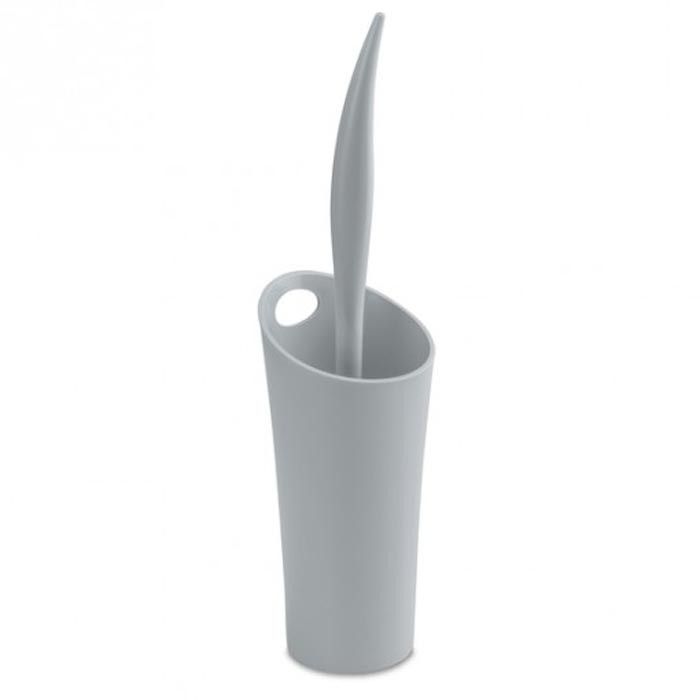 Szczotka do wc plastikowa KOZIOL SENSE SZARA