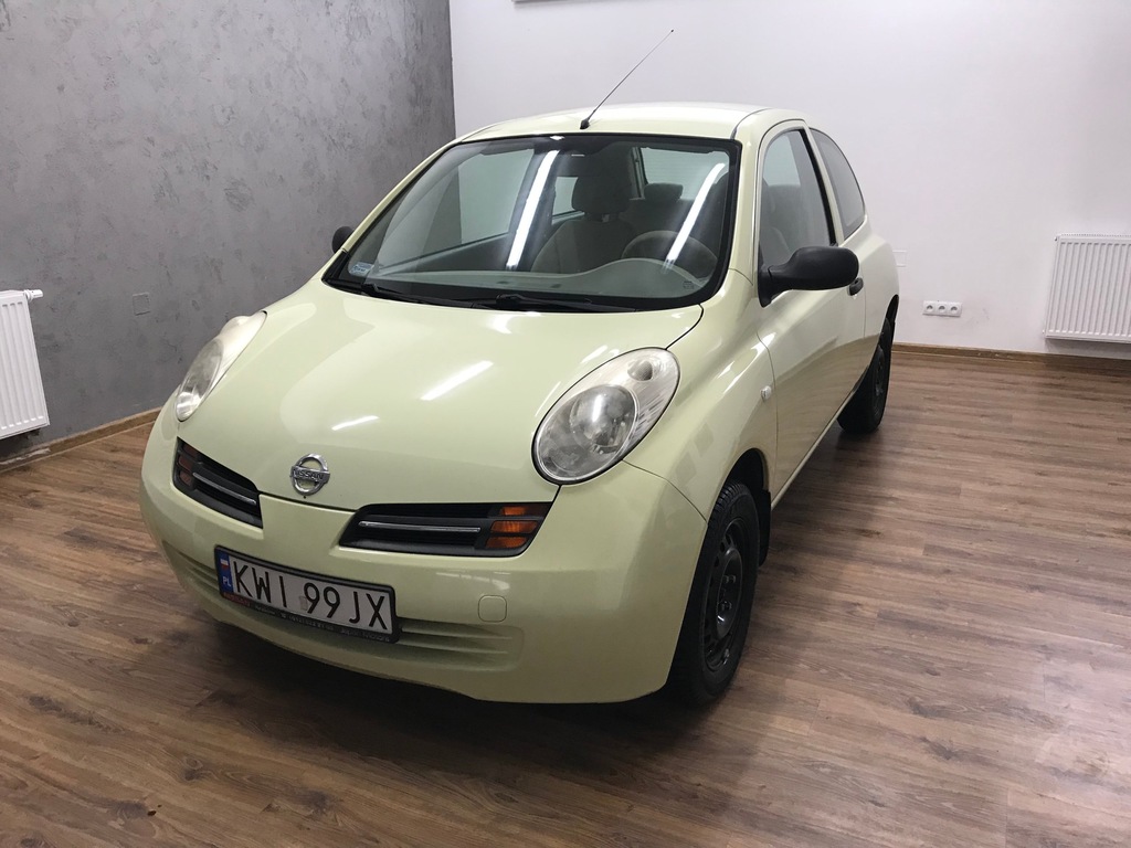 Nissan Micra K12 1.2 benzyna 2005 żółty