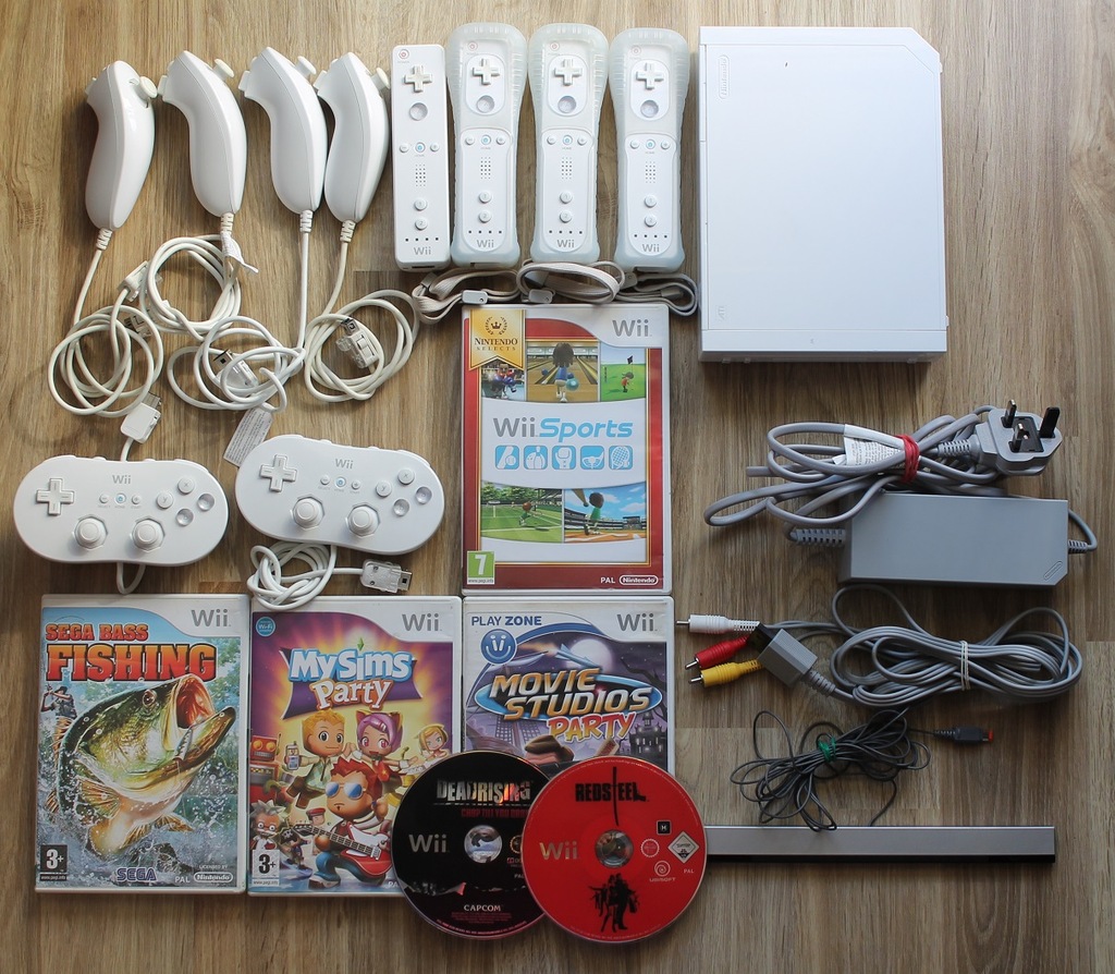 Konsola WII RVL-001 (EUR) MEGA ZESTAW   BCM
