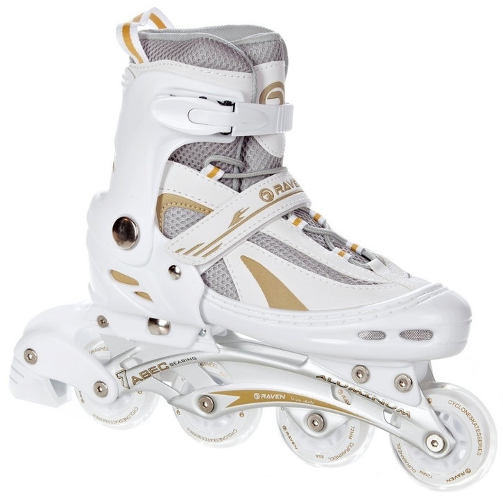 Nowe Rolki RAVEN Luna Gold 38-41 Kauczuk