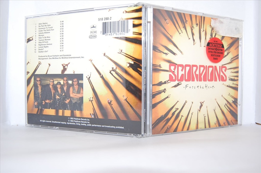 SCORPIONS - Face The Heat (CD-ALBUM)