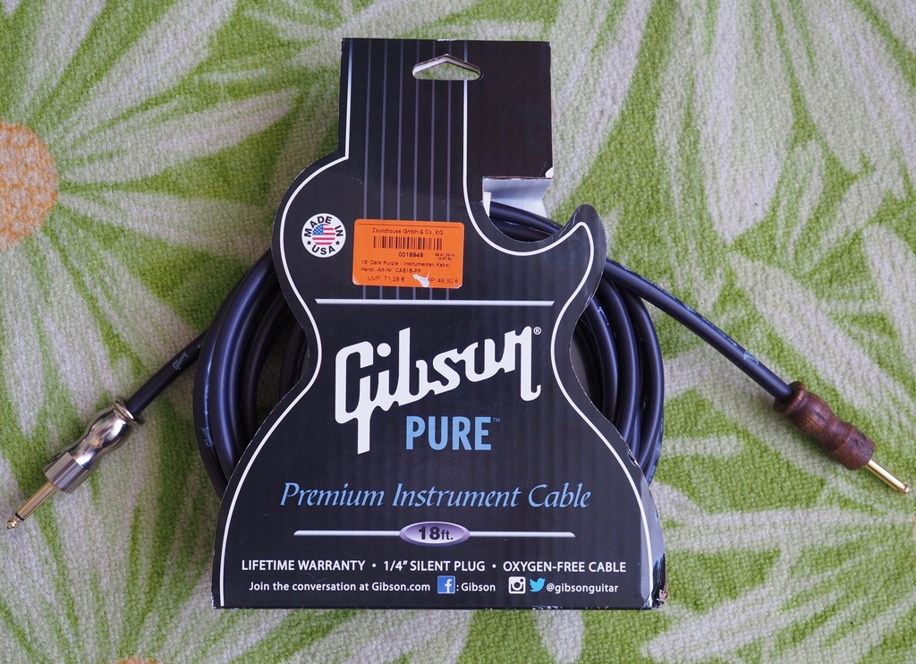Gibson Pure Premium Instrument Cable