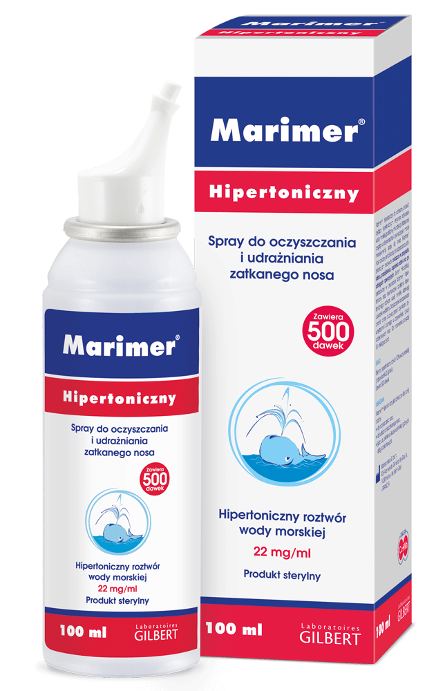 MARIMER SPRAY HIPERTONICZNY WODA MORSKA 100ml