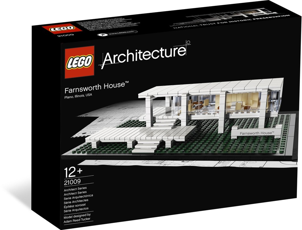 LEGO ARCHITECTURE 21009 Farnsworth House Unikat !