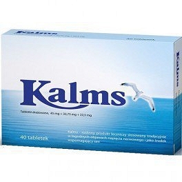KALMS Tabletki uspokajające, 40 tabletek APTEKA