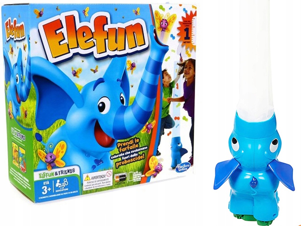 HASBRO Zręcznościowa Gra ELEFUN łapanie Motyli